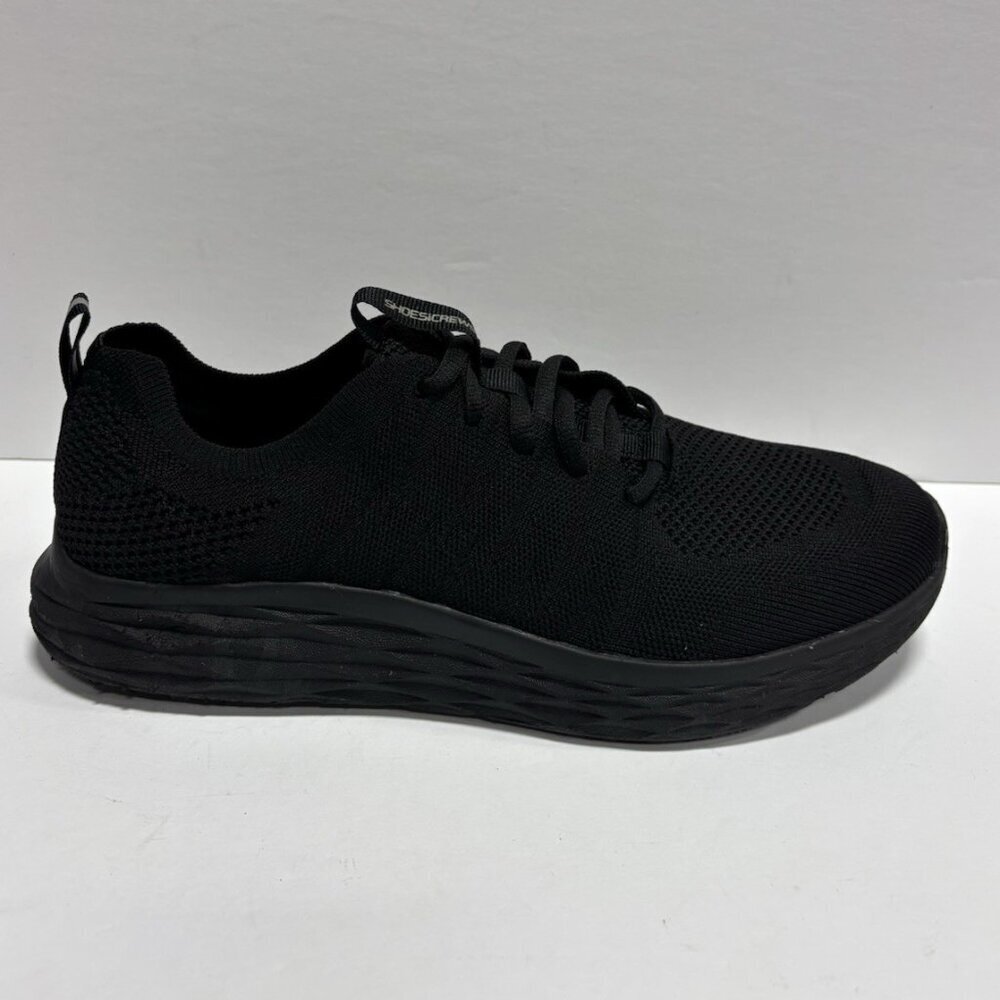 Shoes For Crews Men’s Everlight Black Lace-Up Shoes, Size 9 M